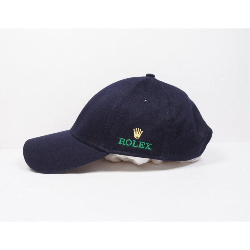 Rolex Hat Mens OSFA Blue Navy Cap Strap Back Luxury Adult Casual